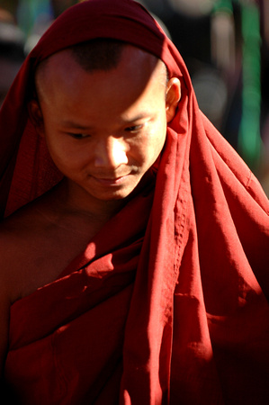 Monk at Inle Lake.