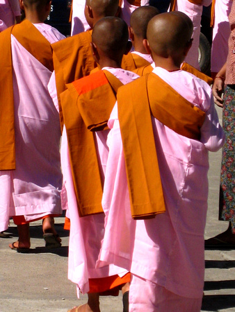 Novice monks - Inle Lake