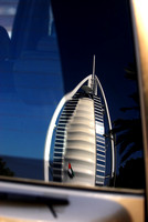 The Burj reflecting