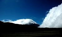 Cotapaxi Volcano in the "window of light"