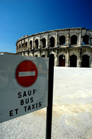 Nimes - except buses and taxis.