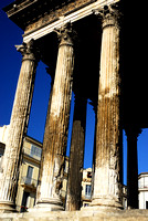 Nimes and its Roman theatre.