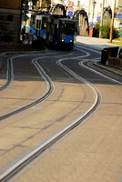 Wrocklaw tram tracks.