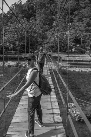 trek beginning Bukit Lawang.