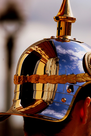 Royal Guard Stockholm - helmet reflecting