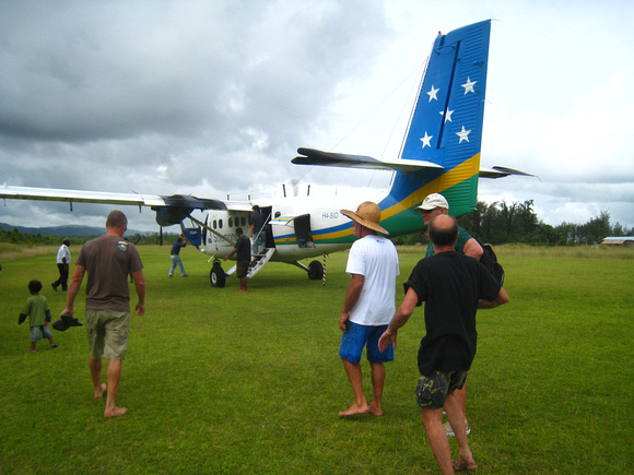 Solomon Islands Airlines Jumbo Jet.