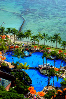Hotel pool Waikiki
