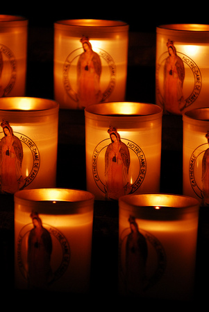 Notre Dame candles