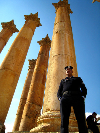 Jerash security guard