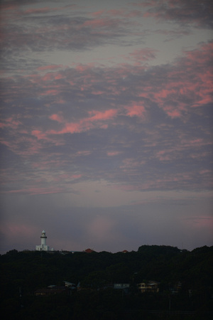 Lighthouse under the hues