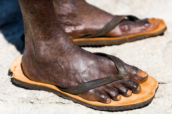Bundy's feet