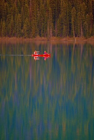 Canoing in Yoho NP