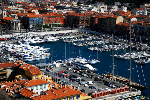 The harbour at Nice
