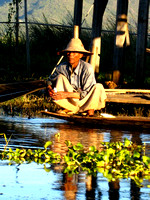 Front porch of hut on Inle Lake