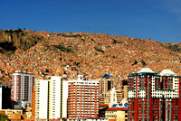 La Paz city skyline.