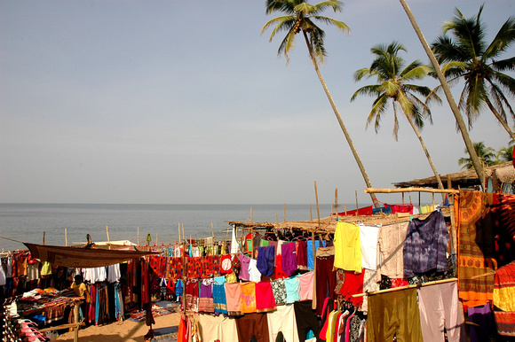 Goa beachside market